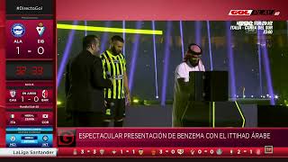 ¡Espectacular presentación de Benzema en Arabia Saudí [upl. by Aniraz]