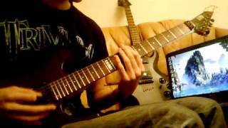 Trivium Shattering The Skies Above Guitar Cover With Both Solos [upl. by Sandler911]