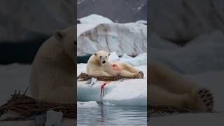 A mother bear’s love giving birth to her cubs amidst the unforgiving Arctic cold polarbear [upl. by Herta]