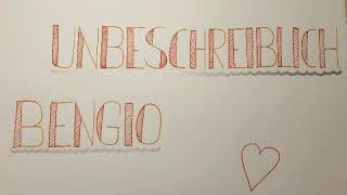 Unbeschreiblich  Bengio  Lyrics [upl. by Sarad]