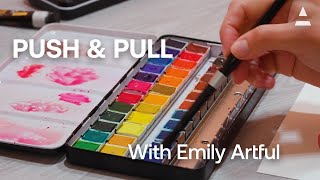 Arteza Fuel Your Creativity  Push amp Pull With Emily Artful [upl. by Ailee564]