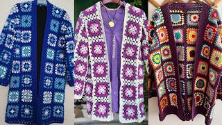 Crochet Cardigan Designs For Girls🌛Crochet Cardigan Designs For LadiesWomenCrochet SweaterForWomen [upl. by Tamanaha672]