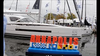 Annapolis boat show 2023 Shopping for a new boat Jeanneau 55 Monocat or Lagoon 55 [upl. by Lezlie]