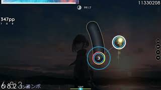 My new top play in osu [upl. by Hanser]