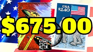 MOST VALUABLE US SPACE RAREST STAMPS [upl. by Hayalat83]