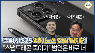 갤럭시S25 국내판 엑시노스 전량 탑재 루머 퀄컴 스냅드래곤 칩 빠질 가능성 높은 이유 [upl. by Gustave]