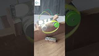 DC Motor Generator Project 5th Class shortsfeed dcmotor education tech [upl. by Sairahcaz]