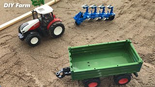 The truth about tractors using dual pillar plows to easily plow and turn the soil [upl. by Oijile615]