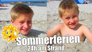 Sommerferien 24h am Strand 🌅 TipTapTube Ash5ive Echtso marieland [upl. by Bellina]