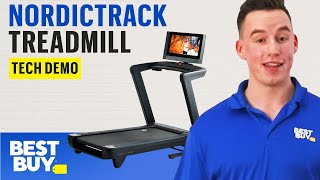 Convenient HomeUse Treadmill The NordicTrack Commercial 2450  Tech Demo from Best Buy [upl. by Noitna]