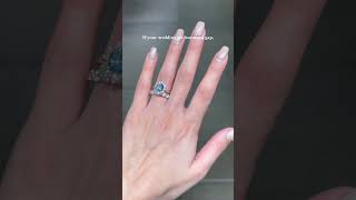 Quick hack for your wedding set💍shorts tips engagementring weddingset diamondring shortsfeed [upl. by Marchelle]