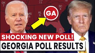 Georgia Poll Results Donald Trump vs Joe Biden 2024 US Election [upl. by Anayi]