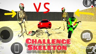 Indian bike driving 3d ☺️ New update 🏍️ skeleton challenge gameplay video indianbikedriving3d [upl. by Diena]