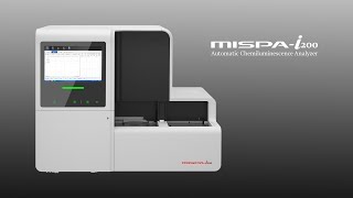 Mispa i200  Immunoassay Analyzer with Throughput of 200 TetsHr [upl. by Aisak]