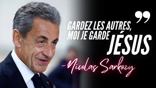 NICOLAS SARKOZY GLORIFIE LE NOM DE JÉSUS [upl. by Annaesor]