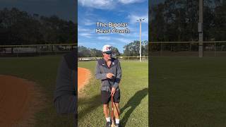 The Bipolar Head Coach 🤣 baseball comedy coach rage crashout baseballcoach mlb [upl. by Raynold]