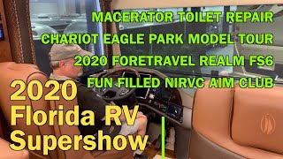 2020 FLORIDA RV SHOWMACERATOR FAILCHARIOT EAGLE HOMEFORETRAVEL REALM FS6NIRVC AIM CLUBEP105 [upl. by Kenwood401]