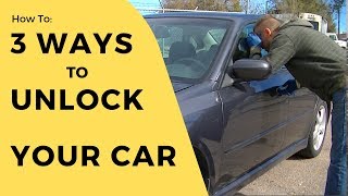 How to unlock a car door without a key [upl. by Pump819]