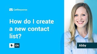 How do I create a new contact list [upl. by Ellednahs5]