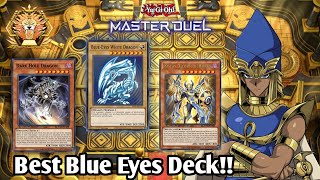 Best Blue Eyes Deck  Feat Dark Hole Dragon and Horus Cards  YuGiOh Master Duel [upl. by Adnamar]