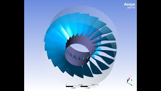 Tuto validation ANSYS CFX  simulation du rotor NASA 67  compresseur axial partie 22 [upl. by Ateiluj]