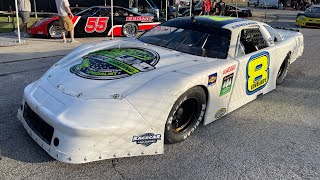 Auburndale Speedway United Super Late Model Twin 50 2 Chase Lovelady 6124 [upl. by Yekcin]