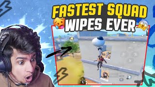 😱Worlds Fastest Clutches Ever  125 Second Clutch World Record in PUBGMBGMI [upl. by Sidoeht410]