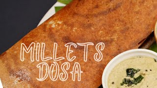 millet dosa making dosa batter with millets millet dosa milletrecipe [upl. by Siegfried]