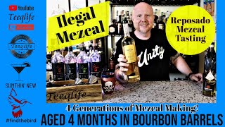 Ilegal Mezcal Reposado Mezcal Review Aged 4 Months in Bourbon Barrels [upl. by Coletta519]