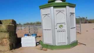 CabanaCan Solar Energy Efficient Portable Toilet amp Sink Gazebo Unit [upl. by Sato]