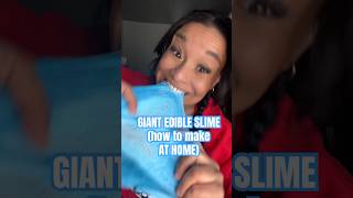 EDIBLE SLIME how to make AT HOME diy tut edibleslime slimetutorial slime slimevideo [upl. by Enyleuqcaj]