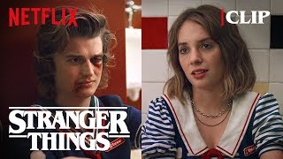 Steve amp Robin Bathroom Scene  Stranger Things 3  Netflix [upl. by Chatav]