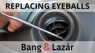 How to replace eyeball vents for NANB MX5 Miata [upl. by Ylrevaw]