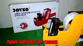 Unboxing price labeller merk JOYKO MX 5500M [upl. by Rivard907]