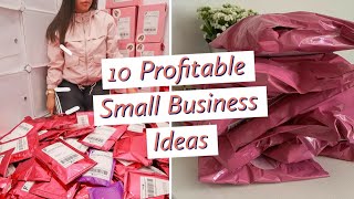 10 Highly Profitable HomeBased Business Ideas💡 [upl. by Benjie]