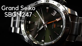 Grand Seiko SBGM247 Unboxing [upl. by Ib]