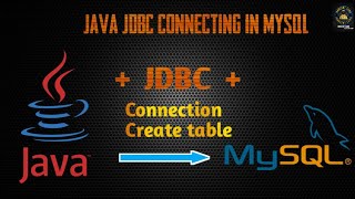 How to Create table in MySQL using java jdbc  java jdbc connection in MySQL 1 By innocent sahil [upl. by Keeryt]