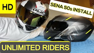 New Helmet HJC i90 Aventa  Sena 50s Installation [upl. by Enyleve267]