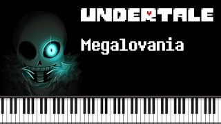 Synthesia Piano Tutorial Megalovania  Undertale [upl. by Rich898]