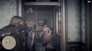 Red Dead Redemption 2 getting silver earrings without a bounty [upl. by Oshinski281]