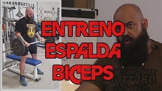 Entreno espalda bíceps detallado [upl. by Eniamor]