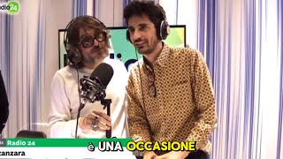 Valerio Lundini a “LA ZANZARA” La Zanzara del15012024 [upl. by Kidder]