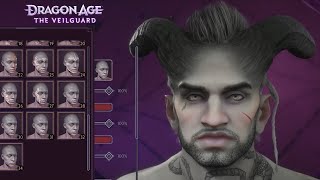 Dragon Age The Veilguard  Character Creation  Best Looking Qunari [upl. by Bautista]