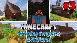 Minecraft Relaxing Longplay  Minecraft TekTopia  Building a Village No Commentary 1122 EP3 [upl. by Anircam787]