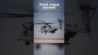 US Marines conduct fast rope exercises at Knox Air Force Base near Yuma Arizona [upl. by Mehelhteb]