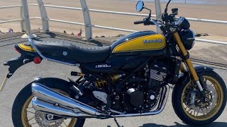 Kawasaki Z900 RS se Brand new 2022 with Delkevic four into four pipes [upl. by Aham]