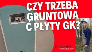 QampA  GRUNTOWANIE PŁYT GK czy to potrzebne❓❗ BTV 54 [upl. by Naveb]