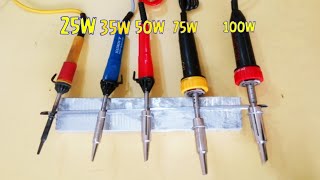 Which is the best Soldering Iron 25w 35w 50w 75w 100w [upl. by Hildebrandt159]