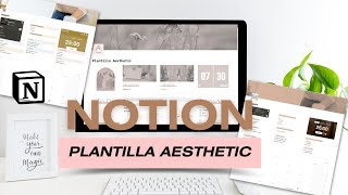 Cómo crear una plantilla aesthetic de Notion [upl. by Sivrep]