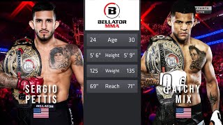 SERGIO PETTIS VS PATCHY MIX FULL FIGHT BELLATOR 301 [upl. by Luaped]